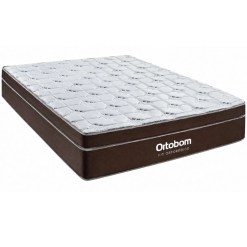 Colchao Fit Ortopedico Casal 24x188x138cm Ortobom Marrom 36755