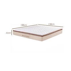 Colchao Minas Ouro Casal Com Molas Ensacadas 32x188x138 Colchominas 69398