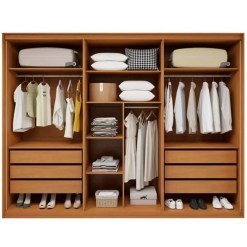 Guarda Roupa Suavita Glass Casal Com Led 6 Portas 6 Gavetas Lopas 99901