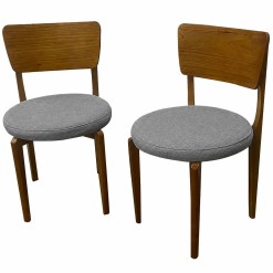 Kit 2 Cadeiras Maldivas Madeira Tecido Boucle Hr Cinza 28066