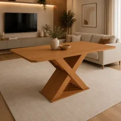 Mesa Graviola 160x90cm Sem Vidro Kappesberg 88115