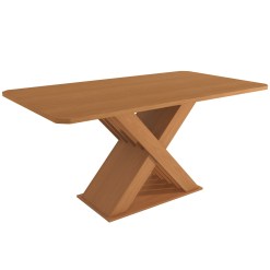 Mesa Graviola 160x90cm Sem Vidro Kappesberg Canela 28896