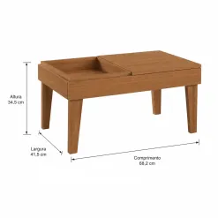 Mesa De Centro Ivana Retangular Grappa 91208