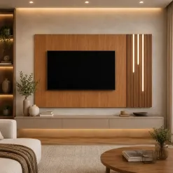 Painel Arezzo Mavaular 180cm Com Led Para Tv Ate 58 Polegadas 47242
