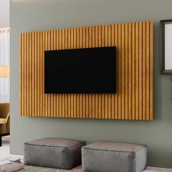 Painel Versatilis 182cm Ripado Para Tv Ate 75 Polegadas Mavaular 65601
