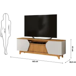Rack Helo Para Tv Ate 75 Polegadas 2 Portas Dj 29489