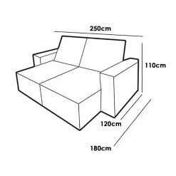 Sofa Aquiles Com Molas Ensacadas 4 Lugares Retratil E Reclinavel 250cm Tecido Veludo Zarat 71093