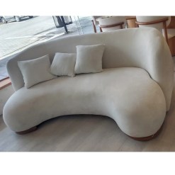 Sofa Organico Living Paris Em Linho 3 Lugares Com Molas Ensacadas 200cm House Decor 14089