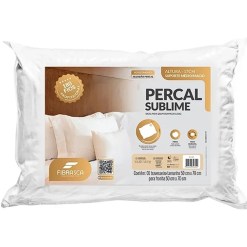 Travesseiro Percal Sublime Fibrasca Branco 35214