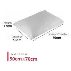 Travesseiro Toque De Rosas Fibrasca 73550