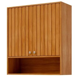 Armario Aereo Divina Esplendida Celeste Aurea 80cm Ripado 2 Portas Mgm Cinamomo 71909