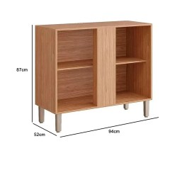 Balcao Divina Esplendida Celeste Aurea 94cm 1 Porta Para Cozinha Mgm 93062