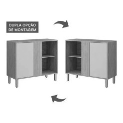 Balcao Divina Esplendida Celeste Aurea 94cm 1 Porta Para Cozinha Mgm 97944