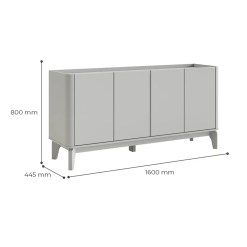 Buffet Flip 160cm Patrimar 4 Portas 61512