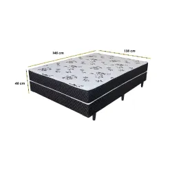 Cama Box Casal Conjugado Espuma Ortopedica Selado 138x188 18309