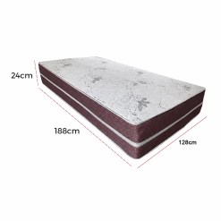 Colchao Bio Classic Viuva Com Molas Ensacadas 24x188x128cm Bio Flex 21799
