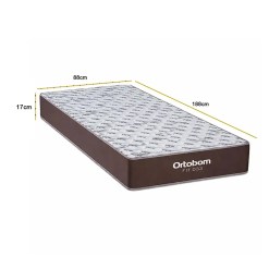 Colchao Fit D33 Solteiro 88x188x17cm Ortobom 93423