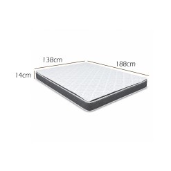 Colchao Pillow Sono Casal 14x188x138cm Ortobello 81909