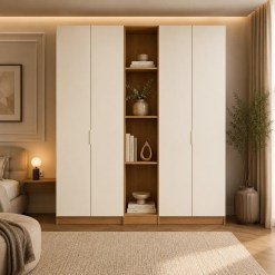 Conjunto Modulado K008 Com 4 Portas 4 Gavetas 3 Pecas Kappesberg 72730