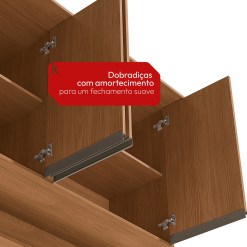 Conjunto Modulado K013 Com 8 Portas 5 Pecas Kappesberg 88525