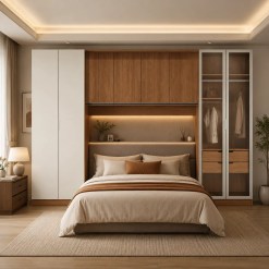 Conjunto Modulado K021 Com 4 Portas Sendo 2 Em Vidro E 4 Gavetas 3 Pecas Kappesberg 14697