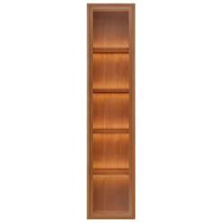Cristaleira Suspensa Dominus 1 Porta Com Led Mavaular Naturale 42410