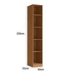 Guarda Roupa 022 Modulo Cantoneira 4 Prateleiras Kappesberg 48208
