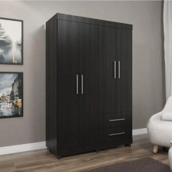 Guarda Roupa Atalaia 4 Portas 2 Gavetas Solteiro Evidencia 72851