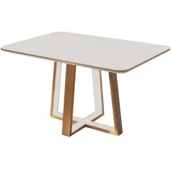 Mesa Atlanta 120x90cm Minas Plac Cinamomo Off White 28511