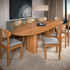 Mesa Florenca 240x120cm Sem Vidro Minas Plac 58485