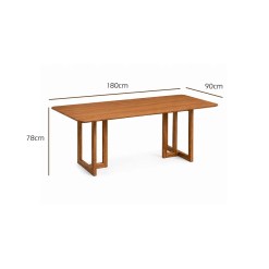 Mesa Londrina 180x90cm Minas Plac 92334