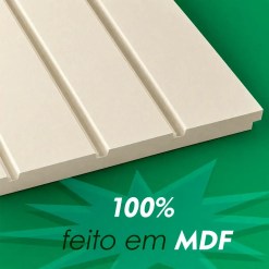 Painel Majestade Native 230cm Com Led Para Tv Ate 80 Polegadas Ripado E Tela Rattan Gelius 97779