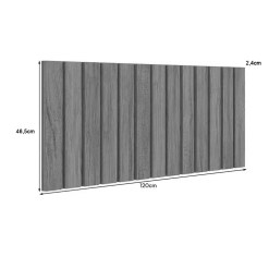 Painel Ripado Divina Esplendida Celeste Aurea 120cm Mgm 79296