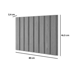 Painel Ripado Divina Esplendida Celeste Aurea 80cm Mgm 92009