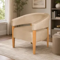 Poltrona Decorativa Valentina Em Veludo House Decor 57565