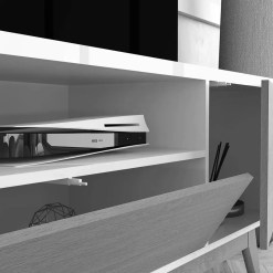 Rack Valencia 180cm Para Tv Ate 72 Polegadas 3 Portas Giga 49369