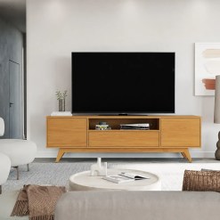 Rack Valencia 180cm Para Tv Ate 72 Polegadas 3 Portas Giga 65291
