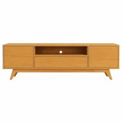 Rack Valencia 180cm Para Tv Ate 72 Polegadas 3 Portas Giga Nature 30054