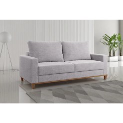Sofa Felicia Em Linhao 2 Lugares Com Almofadas Soltas 180cm Viero 83600