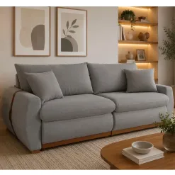 Sofa New Prime Em Linho 4 Lugares Retratil 230cm 57029