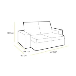 Sofa Zenit 4 Lugares Retratil E Reclinavel 230cm Tecido Veludo 41115