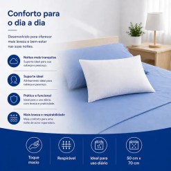 Travesseiro Soneca Em Fibra Siliconada Ortobom 81926