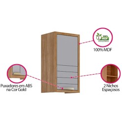 Armario Aereo Eloise 40cm 1 Porta Mgm 29266