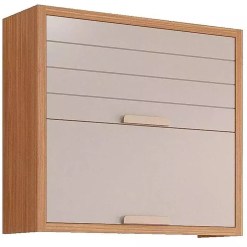 Armario Aereo Eloise 80cm 2 Portas Mgm Cinamomo Off White 42488