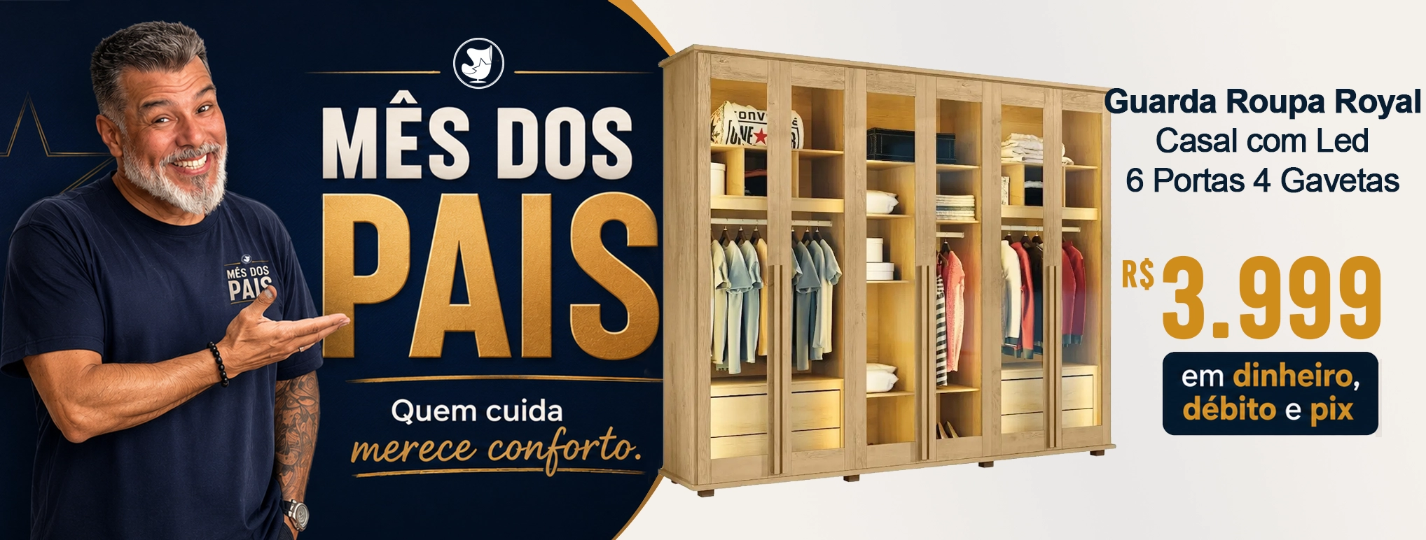 BANNER AGOSTO 2026 MES DOS PAIS GUARDA ROUPA ROYAL