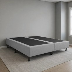 Base Box Bipartida King Em Linhao Universal 37x203x193cm 83010