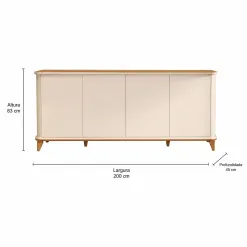 Buffet Aron 4 Portas Edn 26947