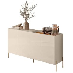 Buffet Cais 4 Portas Madetec Cinamomo Off White 49175