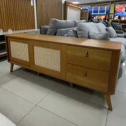 Buffet Imperatore Imperador 180cm Com 2 Portas 2 Gavetas E Pes Retro Viero 53397