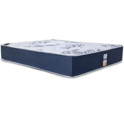 Colchao Clean Casal Com Molas Ensacadas 138x188x32cm Lestespuma Azul 45006